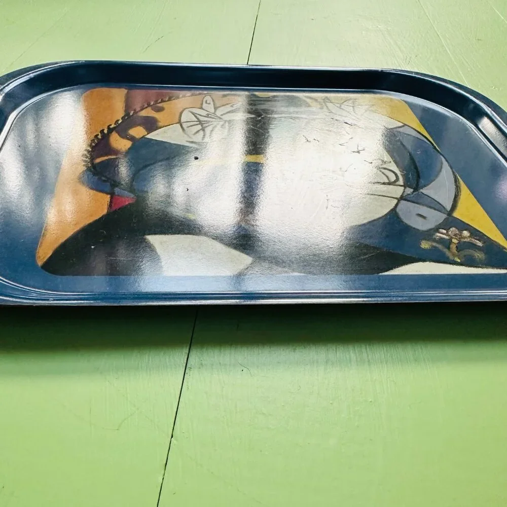 Museo Picasso Malaga Mujer Con Los Brazos Levantados Decorative Tray 10.75